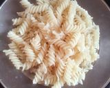 A picture of step 1 of MAYONNAISE PASTA 🍝.