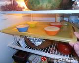 Panna cotta με γάλα καρύδας, σε... χρώματα ροδάκινου φωτογραφία βήματος 7