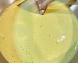 Foto langkah ke 6 dari resep Kue Pukis Pandan Keju Empuk Menul.