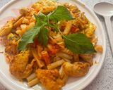 A picture of step 6 of Pasta with Tomato and Cheese Sauce.