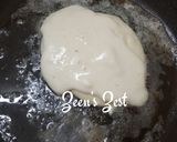 A picture of step 3 of Japanese Souffle Pancakes.