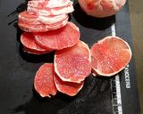 Foto del passaggio 1 della ricetta Filetto di tonno e pompelmo rosa