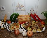 Foto del paso 8 de la receta: Piernas de cordero asadas al horno con patatas panaderas
