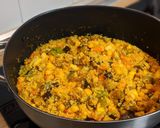 Foto del paso 6 de la receta: Curry de bacalao con verduras, garbanzos y cous-cous