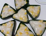 Foto langkah ke 8 dari resep Talam Tako Takir Daun Pandan.