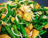 Foto langkah ke 2 dari resep Tumis Kacang Panjang Toge Tahu.