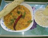 स्पाइसी दाल खिचड़ी विथ पंपकिन रायता (Spicy dal khichdi with pumpkin raita recipe in hindi) रेसिपी चरण 9 फोटो