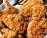 A picture of step 4 of Fried bird.