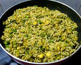 ગ્રીન ગાર્લિક તવા પુલાવ (Green Garlic Tawa Pulao Recipe In Gujarati) રેસીપી સ્ટેપ7ફોટો