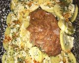 Almás-krumplis köret recept fázis 2 fotója
