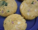 A picture of step 2 of Potato Pattis.