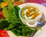 A picture of step 5 of Kitchen garden Spinach 🍜 soup.