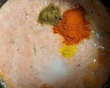 A picture of step 4 of Aloo Matar.
