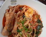 Foto langkah ke 5 dari resep Spatula (Seblak Spagheti Tulang Ayam).