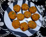 A picture of step 3 of Dahi Chicken Kabab with a Yogurt Mint Coriander Dip.