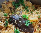 A picture of step 6 of Vegetables pulao.