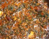 Miyar ganye (vegetable soup)matakin girki4 hoto