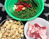 Foto langkah ke 1 dari resep Tumis Tempe Gembus & Tetelan.