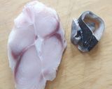A picture of step 6 of Busiate with Swordfish, Eggplant, and Mint.