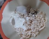 A picture of step 2 of Chicken spread.