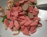 Foto langkah ke 3 dari resep Tumis Udang Sayur.