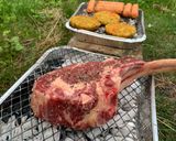 A picture of step 2 of Tomahawk Steak.