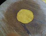 A picture of step 3 of Namkeen puri.