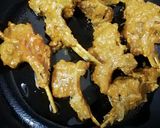 A picture of step 8 of Tandoori mutton chops.