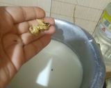 A picture of step 1 of Almond coffee.