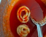 A picture of step 4 of Ganthiya-Jalebi.
