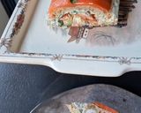 A picture of step 5 of Two-Salmon Loaf with Fresh Herb and Cucumber Sauce.