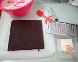 Foto langkah ke 12 dari resep Bolu Gulung Lukis (Brownies).