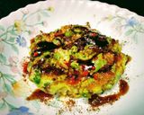 A picture of step 3 of Aloo Tikki Chaat.