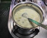 A picture of step 3 of Banana kheer.