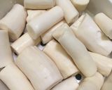 Foto langkah ke 1 dari resep Wajik ubi kayu/singkong Ga pernah bosan dg olahan yg satu ini.Dibikin apa aja tetap enak👌😊.
