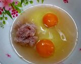 รูปขั้นตอนการทำที่ 2 ของ ไข่ตุ๋นไก่สับ
