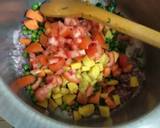 Vegetable in potato nests recipe step 4 photo