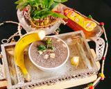 A picture of step 7 of Banana smoothie Bowl banana chia seeds smoothie Bowl.