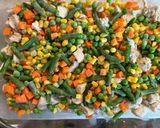 A picture of step 3 of Homemade Chicken Pot Pie made with Red Lobster Biscuit Mix.