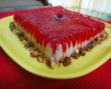 A picture of step 5 of Cherry Trifle pudding.
