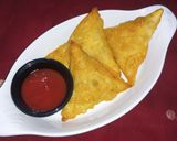 A picture of step 5 of Pizza Pasta Samosa.