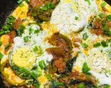 A picture of step 4 of Shakshuka.