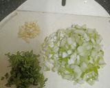 A picture of step 1 of Khyar Bi Laban (Labanese Cucumber Yoghurt Salad) (No Cook Recipe).