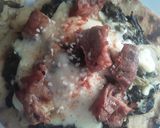Foto del paso 14 de la receta: Arepitas🍘 con espinacas🌿, queso🧀y cerdo asado🥩.