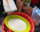Foto del paso 1 de la receta: Flan de turrón y chocolate sin horno 🍫