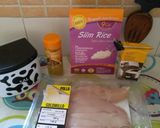 Foto del paso 1 de la receta Arroz de Konjac con pollo y salsa de curry