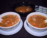 A picture of step 12 of Chicken Hot and Sour Soup.