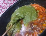 A picture of step 5 of Palak paneer.