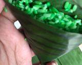 Foto langkah ke 3 dari resep Lopis/Lupis ketan Pandan.