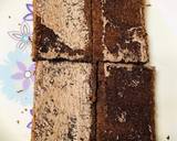 Frozen yoghurt chocolate cake bars recipe step 2 photo